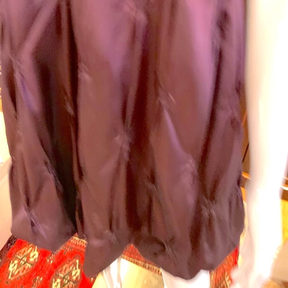 Beautiful shiny mini prom dress rose color big bow spagetthi straps elastic top - Picture 7 of 14